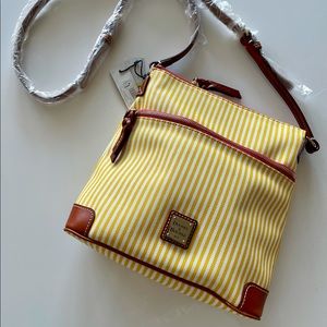 NWT Dooney & Bourke Stripe Crossbody Bag